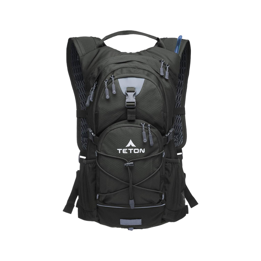 Teton Oasis/Trailrunner Hydration Backpack – Lightweight Water Pack with 2L/3L Bladder for Hiking, Running, Cycling, Biking 18L/22L Sizes – Sewn-in Rain Cover – Fits Men and Women