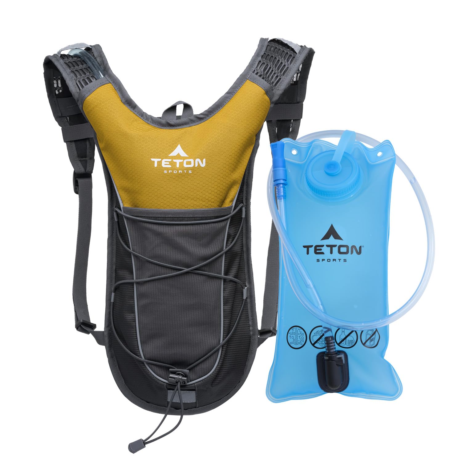 Teton Oasis/Trailrunner Hydration Backpack – Lightweight Water Pack with 2L/3L Bladder for Hiking, Running, Cycling, Biking 18L/22L Sizes – Sewn-in Rain Cover – Fits Men and Women